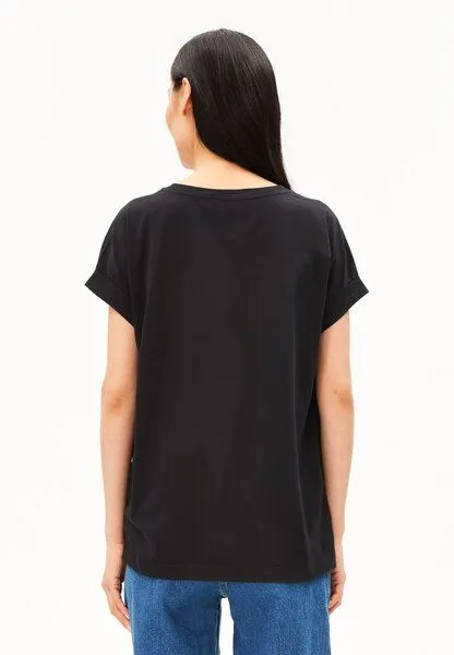 ARMEDANGELS ARMEDANGELS IDAARA Damen T-Shirt aus Bio-Baumwolle, Black, – Produktbild 4 von 7