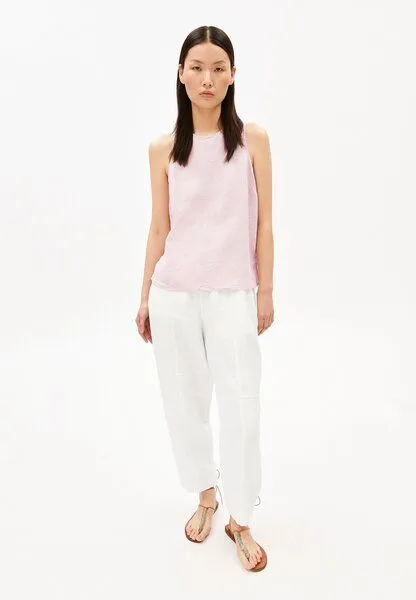 ARMEDANGELS ARMEDANGELS PURE LINO Damen Bluse aus 100% Leinen, Pink mist, – Produktbild 4 von 4