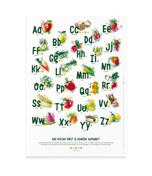 Portia by Callidus Designs Portia by Callidus Designs ABC-, Saisonkalender für Kinder mit magnetischer Posterleiste – Produktbild 3 von 4
