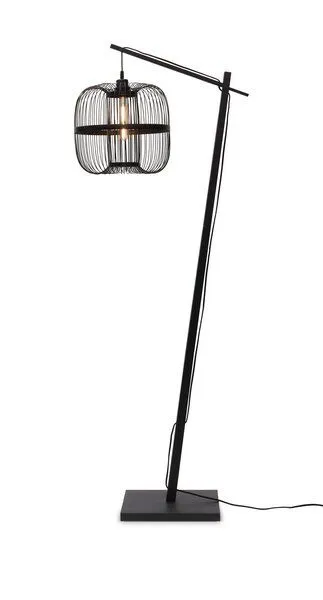 GOOD&MOJO GOOD&MOJO Stehlampe HokkaidoSchwarz/Natur, Natural, – Produktbild 2 von 4