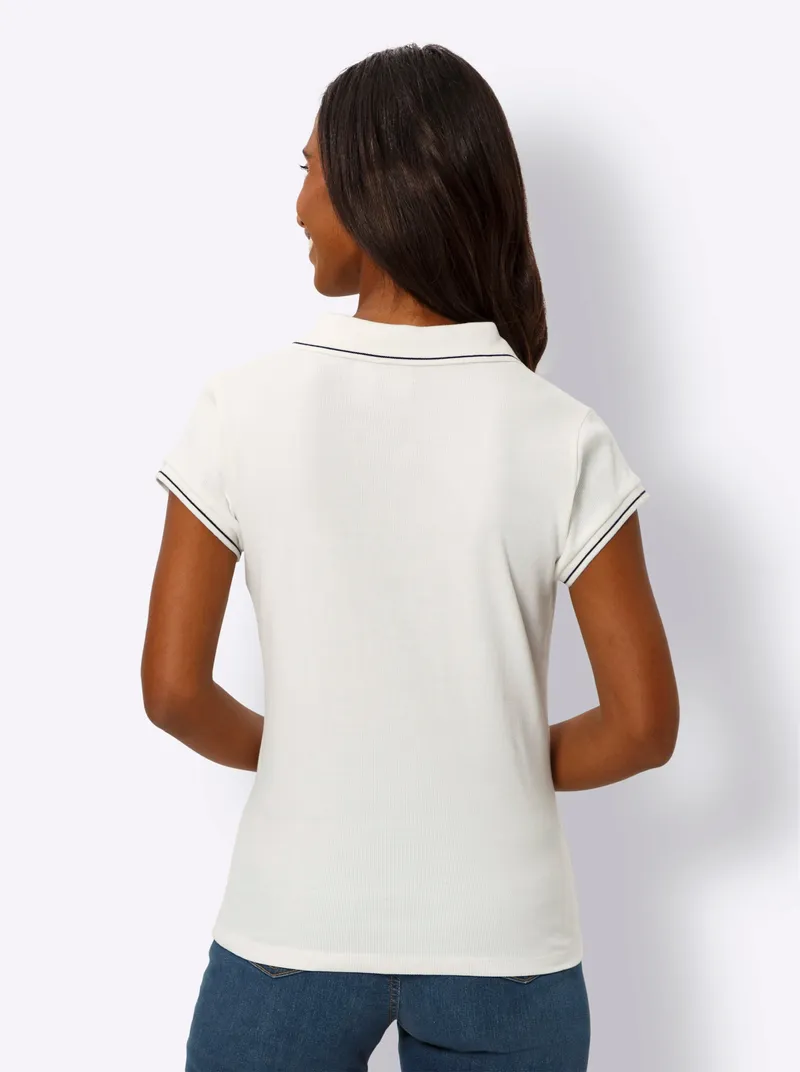 heine Poloshirt, Ecru, – Produktbild 2 von 2