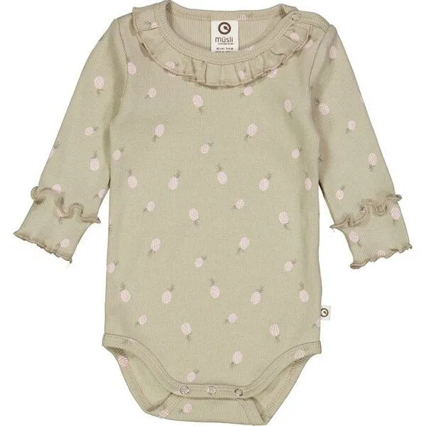 Fred's World by Green Cotton Fred's World by Green Cotton Body Langarm Ananas, Green, – Produktbild 1 von 1
