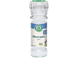Lebensbaum LEBENSBAUM Bio-Meersalz, grob in Glasmühle, 100 g – Produktbild 1 von 1