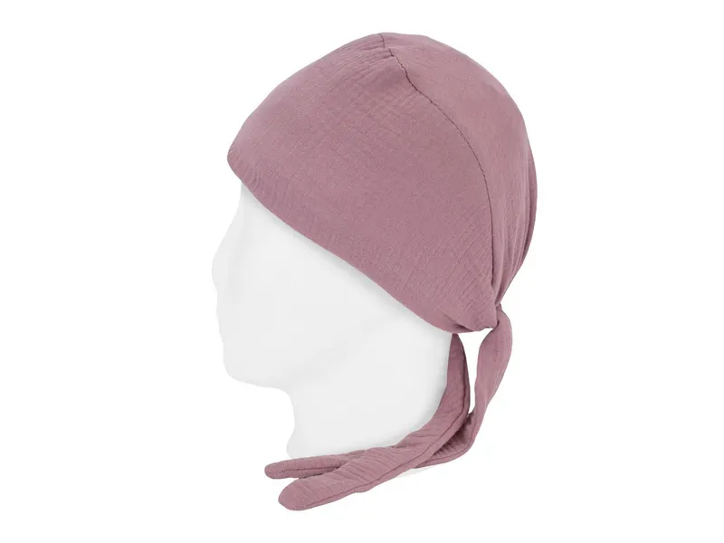 beties Bandana Musselin, (1-St), beties Bandana-OP-Haube aus Bio-Baumwolle, Rosa, – Produktbild 2 von 5
