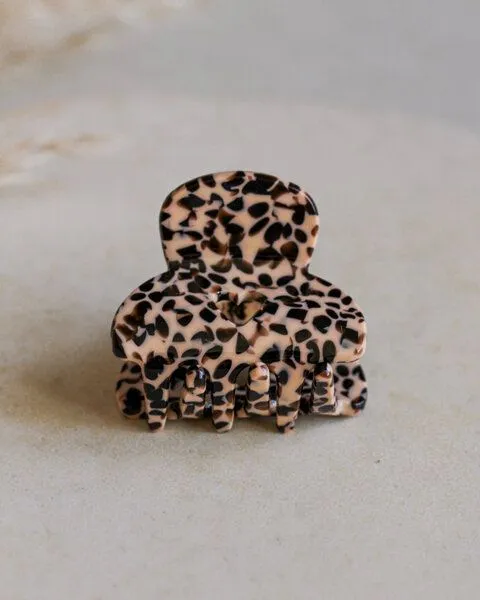 lille mus lille mus Haarklammer 'Herzchen', Gepard, – Produktbild 1 von 4