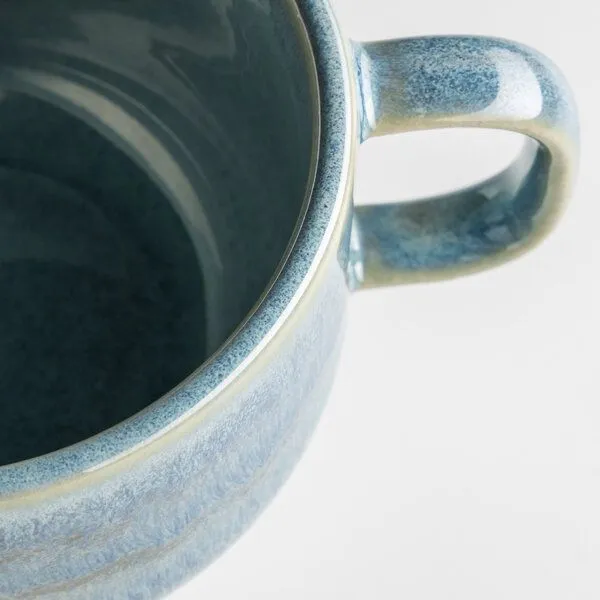 Gipfelstück Gipfelstück Tiefer See Kaffeeservice, Steinzeug, Blau-türkis, – Produktbild 4 von 4
