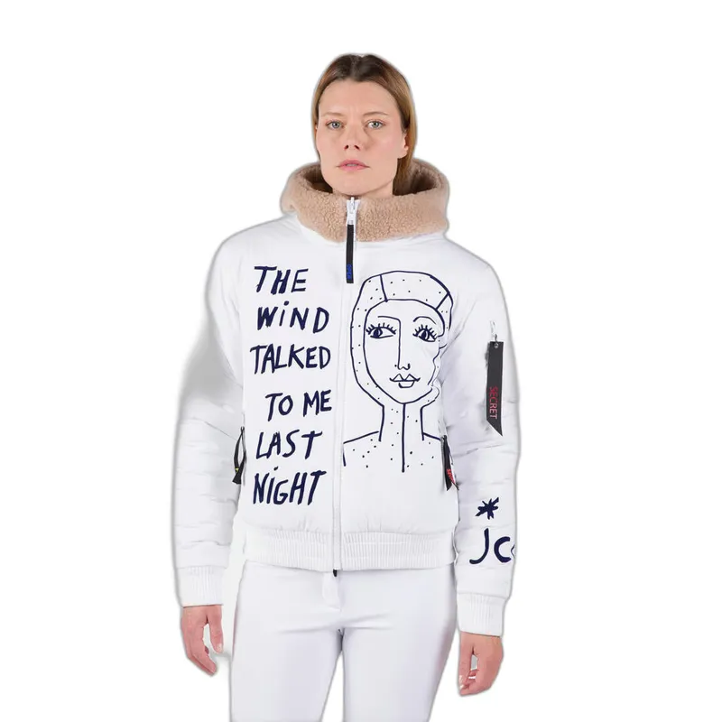 Rossignol Fleece-Skijacke Damen Rossignol Yety, Blanc, – Produktbild 2 von 2