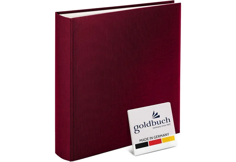 Goldbuch Goldbuch Fotoalbum GOLDBUCH Fotoalbum Summertime 100 weiße Seiten mit Trennblättern 30x31, Rot, – Produktbild 1 von 6