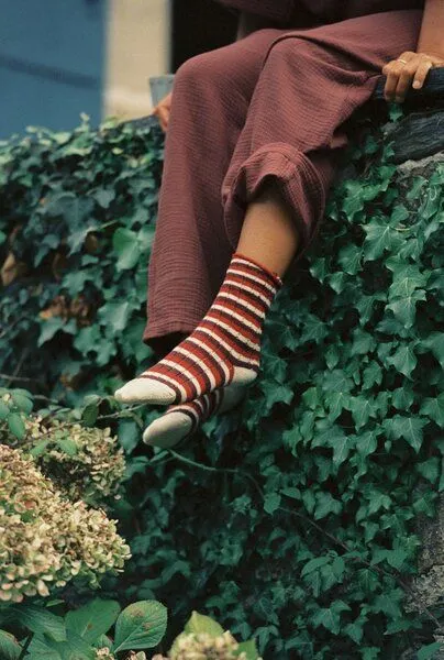 Nénés Nénés Gestreifte Baumwollsocken – Annaelle – Produktbild 1 von 4