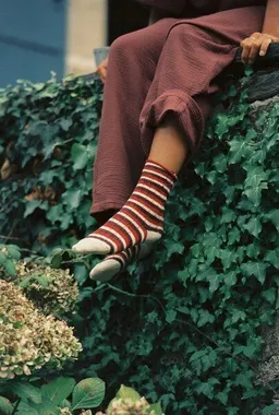 Nénés Nénés Gestreifte Baumwollsocken – Annaelle – Produktbild 1 von 1