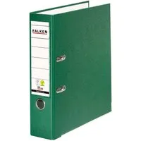 Falken 20 Falken Ordner "Vegan", mit Einsteckschild, 230 g/m², DIN A4, RB 80 mm, grün – Produktbild 1 von 1