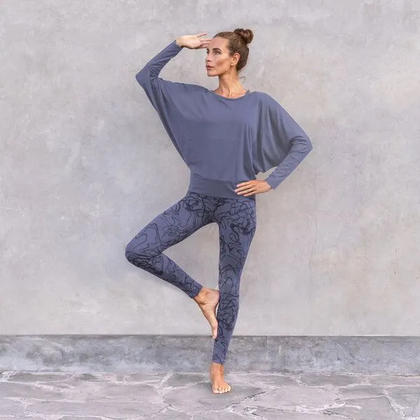 Jaya Jaya SARA - Yoga und Dance Sweater, Bluegrey/blau, – Produktbild 2 von 3