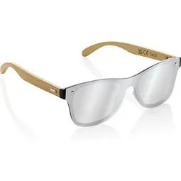 XD Collection XD Collection Prism Sonnenbrille aus RCS rec. Kunststoff mit Bambusbügeln – Produktbild 1 von 1