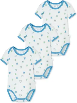 Schiesser Schiesser Body Baby Body 1/2 - Natural Love (3-tlg) langarm kurzarm body-suit – Produktbild 1 von 1
