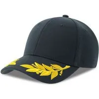 Atlantis Headwear Atlantis Headwear Damen / Herren Cap Muster Winner Lorbeerblätter auf Schirm, Navy, – Produktbild 3 von 3