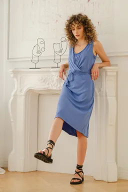 WiDDA WiDDA Damen vegan Jersey Kleid Slinga In Lavendel – Produktbild 1 von 1