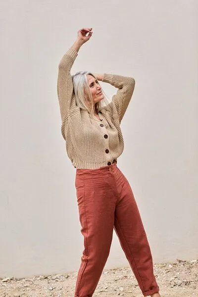TIRALAHILACHA TIRALAHILACHA Pantalón Faren Pants, Rot, – Produktbild 4 von 4