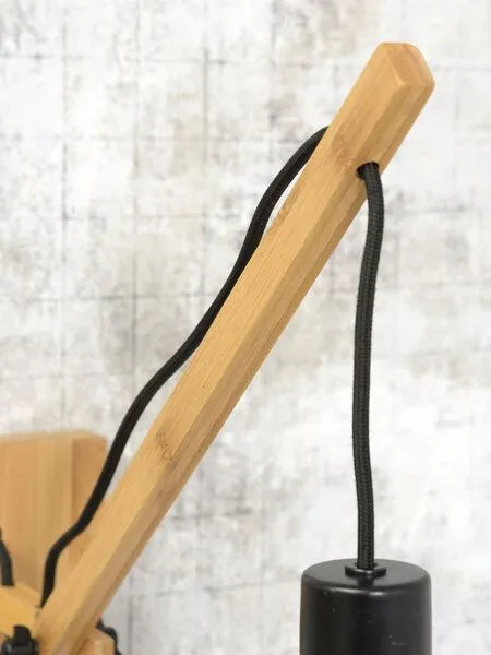 GOOD&MOJO GOOD&MOJO Naturel Wandlampe Andes S, Grün, – Produktbild 4 von 4