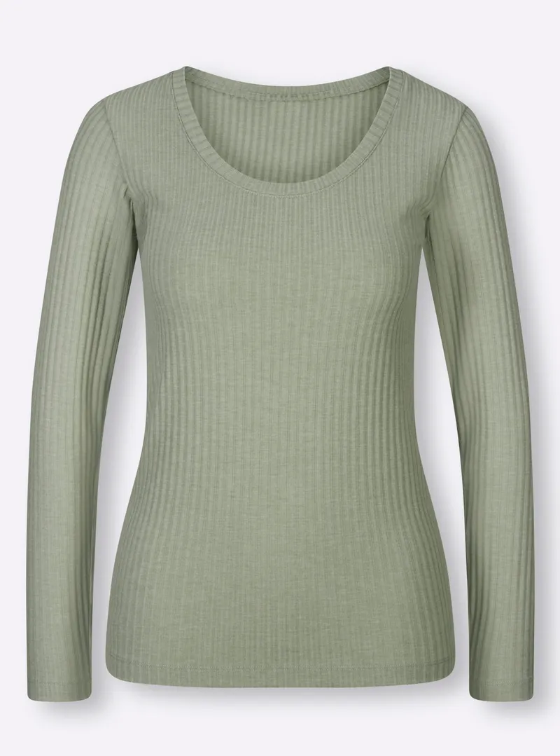 wäschepur Shirt lindgrün, Lindgrün, – Produktbild 2 von 2