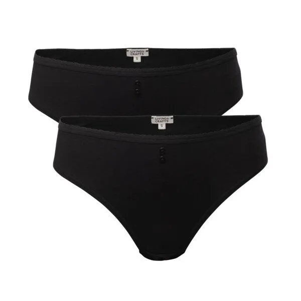 Living Crafts Living Crafts Slip, 2er-Pack - RASINA, Black (schwarz), – Produktbild 4 von 4