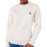 Inaska Inaska Damen vegan Pullover Inaska Statement Eco Vintage Weiß Grün, Weiß, – Produktbild 1 von 1