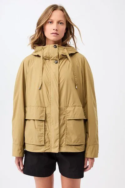 LangerChen LangerChen Modische Kapuzenjacke mit großen Taschen, Breeze (braun), – Produktbild 1 von 4
