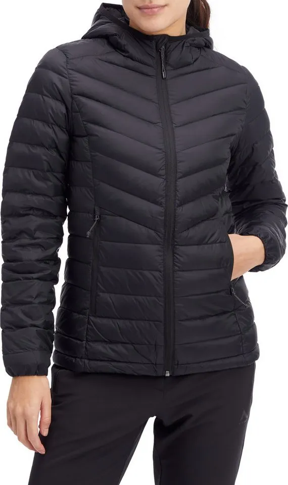 mckinley mckinley Outdoorjacke Jacke Arlo JKT W wasserabweisend, atmungsaktiv, wärmeisolierend, Schwarz, – Produktbild 2 von 5