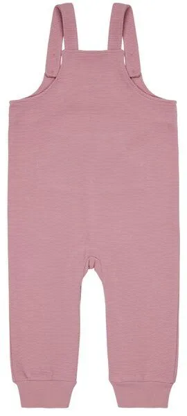 loud + proud loud + proud Babys & Kinder Latzhose Rippenstruktur, GOTS-zertifiziert, Aster(rosa), – Produktbild 1 von 1