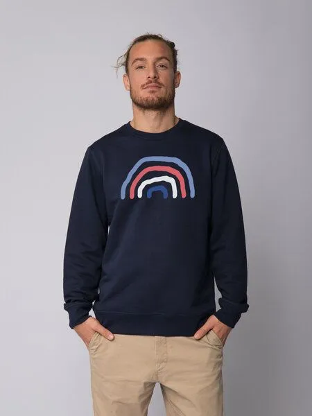 watapparel watapparel Sweatshirt Unisex Regenbogen, French navy, – Produktbild 2 von 4