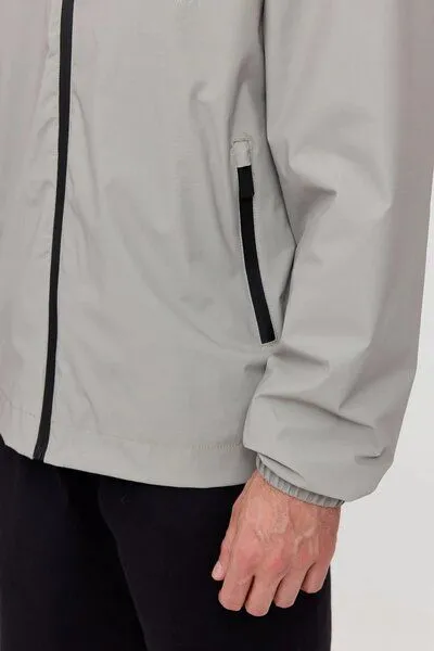 Mazine Mazine Technical Rain Übergangsjacke - aus recyceltem Polyester, Elephant (grau), – Produktbild 4 von 4