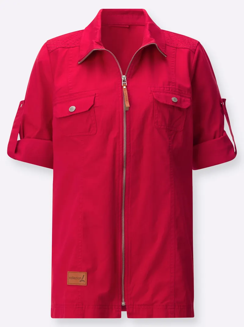 Witt Blusenjacke rot, Rot, – Produktbild 1 von 3