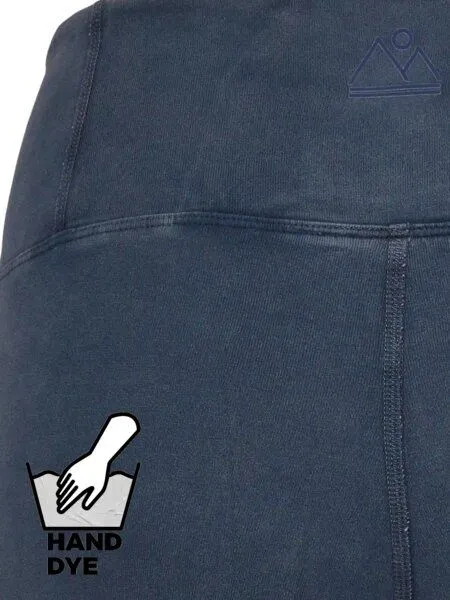 nice to meet me nice to meet me Essential Biker aus Biobaumwolle - Tie Dye Radlerhose, Tie dye indigo, – Produktbild 2 von 3