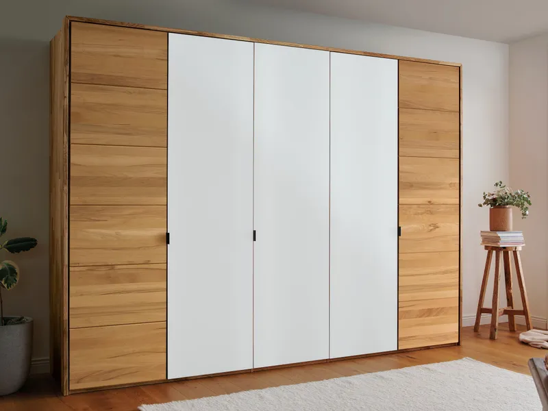 allnatura allnatura Drehtüren-Kleiderschrank "Cascano" | 2-türig | Wildeiche | 50er-Raster | Holz, Braun, – Produktbild 2 von 2