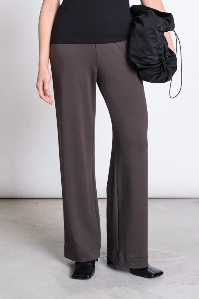 JAN N JUNE JAN N JUNE Damen vegan Hose Wide Kiso Schlammbraun, Braun, – Produktbild 2 von 2
