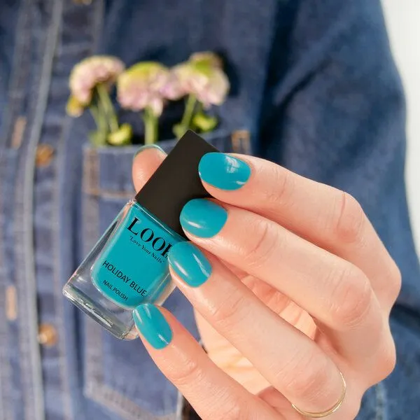 Look To Go Look To Go • veganer Nagellack • TÜRKIS & BLAUTÖNE • 21-free & PETA approved, Green, – Produktbild 2 von 4