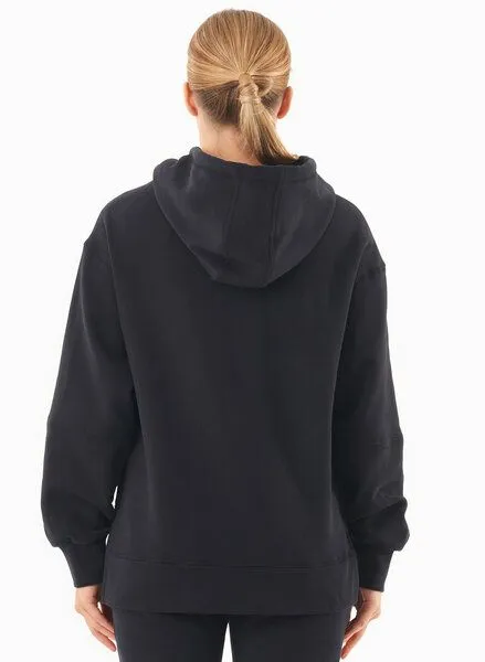 ORGANICATION ORGANICATION Sweathoodie aus Bio-Baumwolle mit Ballonärmeln, Schwarz(black), – Produktbild 4 von 4