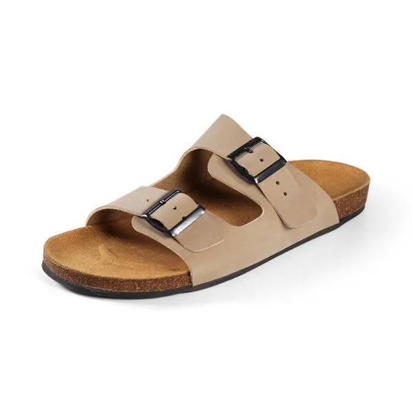 Fairticken Fairticken CORGHO vegane "NoBuck" Unisex Sandale, Beige, – Produktbild 1 von 4