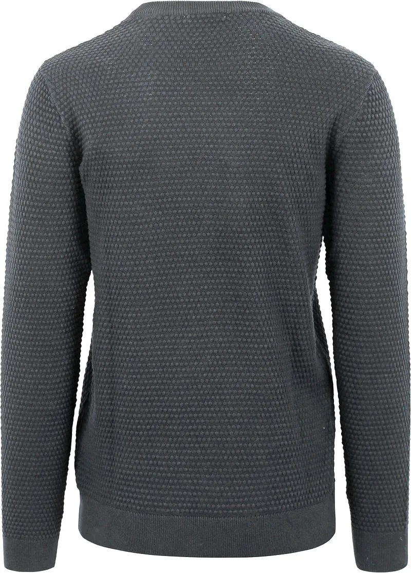 KnowledgeCotton Apparel Knowledge Cotton Apparel Pullover Vagn Anthrazit - Größe XL, Grau, – Produktbild 1 von 4