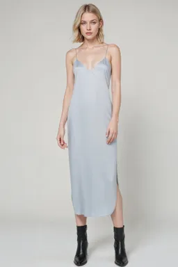 Neu Nomads Neu Nomads Damen vegan Kleid Slip Gitta Eisblau – Produktbild 1 von 1