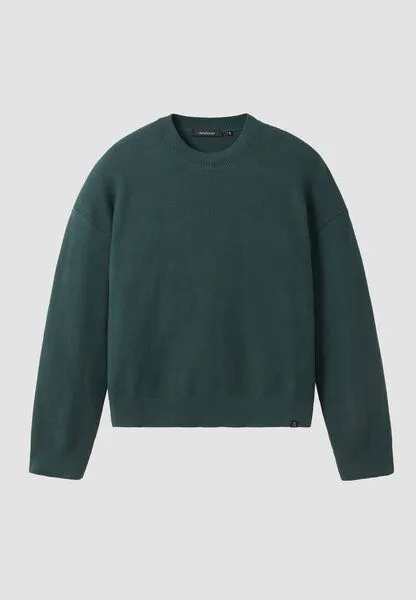 recolution Damen Strickpullover aus Bio-Baumwolle - GINGKO - recolution, Deep green (grün), – Produktbild 1 von 1