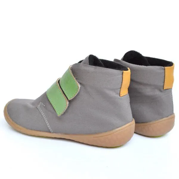 SORBAS SORBAS Kids One vegane Kinderschuhe Grey + Green, Yellow, – Produktbild 3 von 4