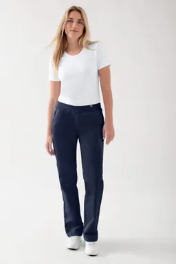 BERUFSBEKLEIDUNG JUST STRONG  Arbeits- und Berufshose Damen - Gummibund, navy - Berufsbekleidung.de – Produktbild 1 von 1