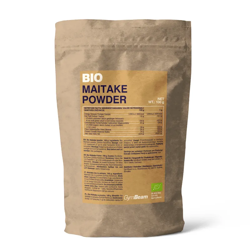 GymBeam Bio GymBeam BIO Maitake Pulver 100 g – Produktbild 1 von 1