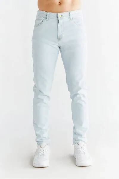 Evermind Evermind M's Slim Fit-MG1012, Ice blue, – Produktbild 4 von 4