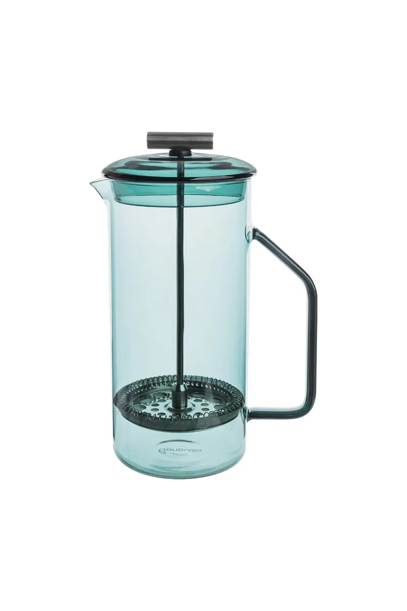 Tranquillo French Press RAIINBOW Grün – Borosilikatglas - grün – Produktbild 1 von 2