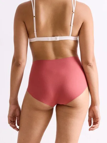 erlich textil erlich textil Light Touch High Waist Slip im 3er Pack aus weichem Modal, made in Europe, Rosenholz, – Produktbild 5 von 5