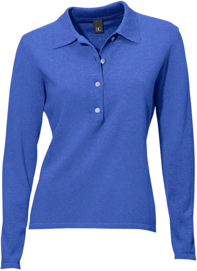 heine Polopullover royalblau, Royalblau, – Produktbild 2 von 2