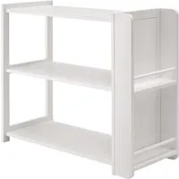 Infantil Kinderregal 'Montessori' B90xT38xH75cm, Bücherregal seitlich, Buche weiß – Produktbild 1 von 1