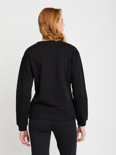 GreenBomb GREENBOMB Bike Flock Canty - Gemütliches Sweatshirt aus Bio-Baumwolle / hochwertiger Print / GOTS / Fair & Vegan, Schwarz (schwarz), – Produktbild 4 von 4