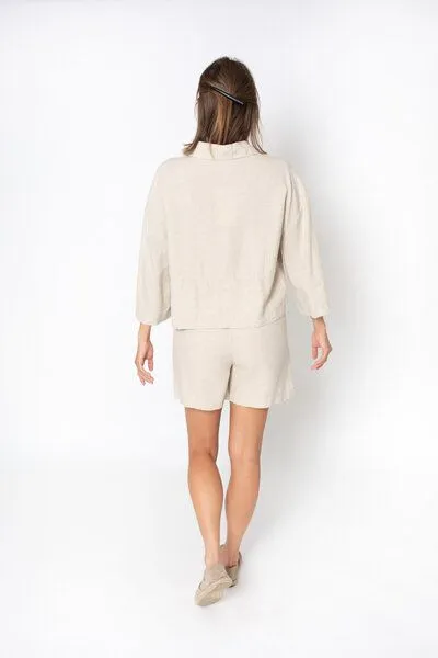 Zerum Zerum Leinen Overshirt Modell: Julia, Natur (beige), – Produktbild 5 von 6